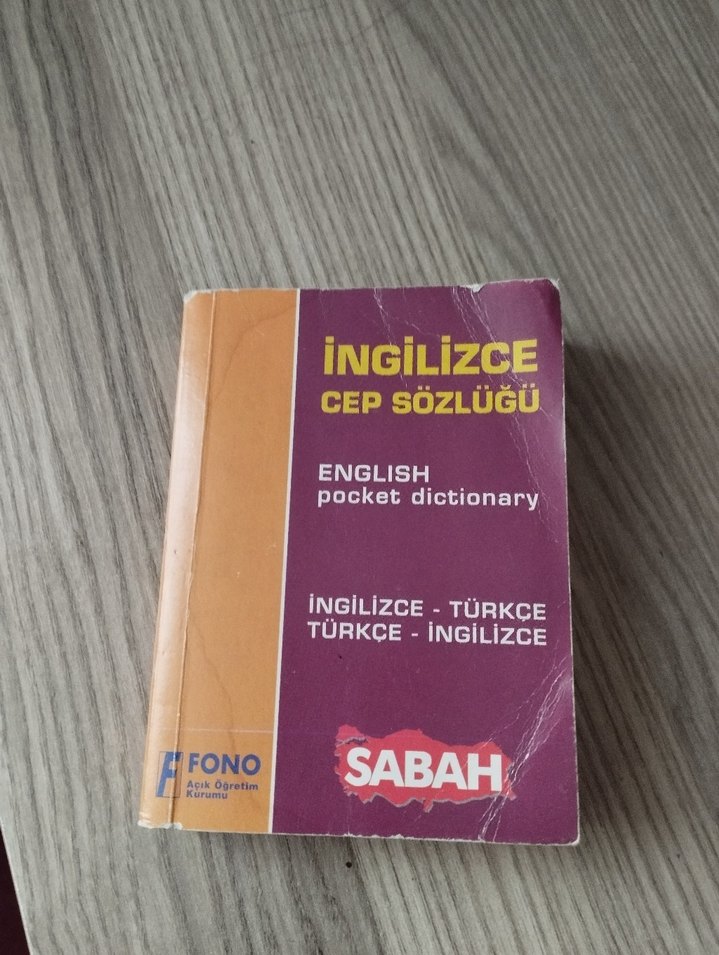İngilizce, Türkçe sözlük - Görsel 2