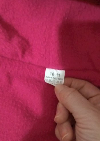 Kız Çocuk Pembe Kapüşonlu Fermuarlı Mont - Görsel 4