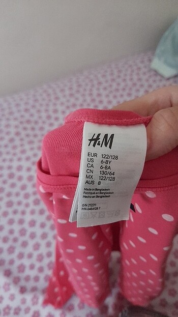 H&M Kiz cocuk pijama ustu