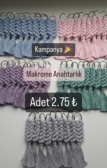 Kampanya Makrome Anahtarlık