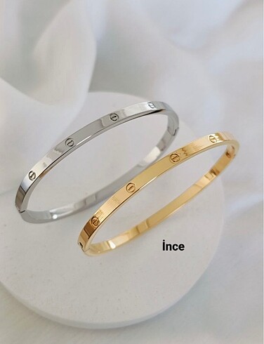 Çelik İnce Cartier Kelepçe