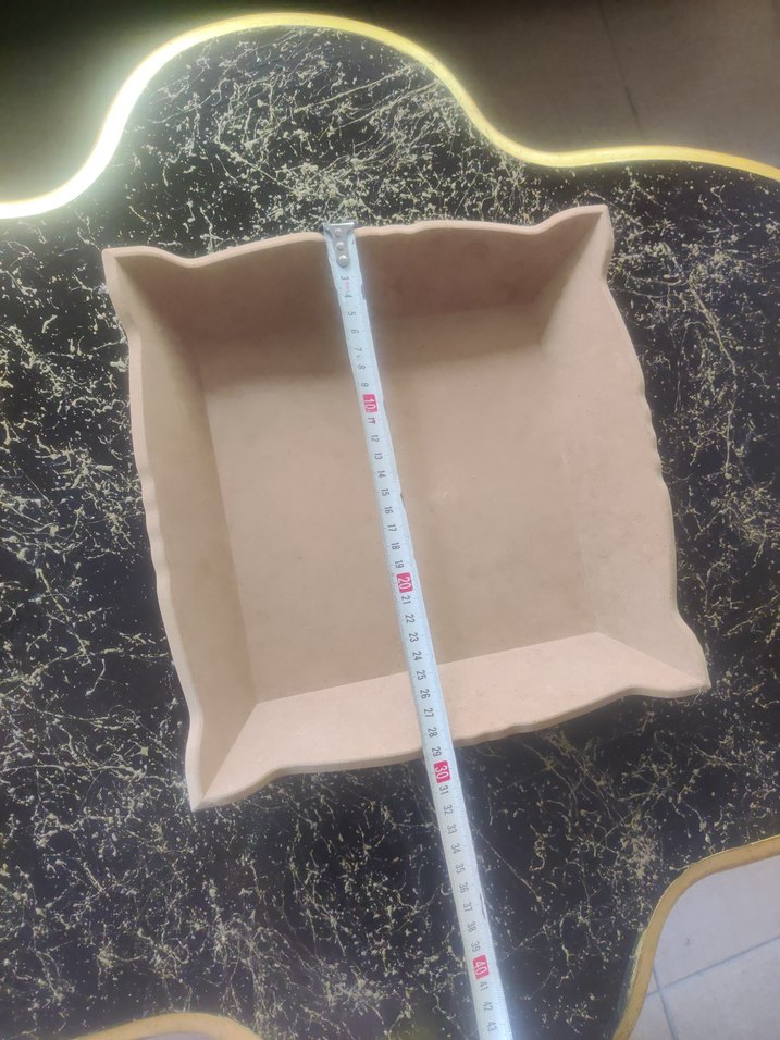 Ham MDF Kare Ekmeklik - Görsel 3