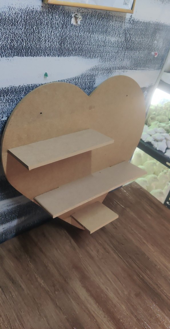 Kalp Şekilli Raf - Görsel 3