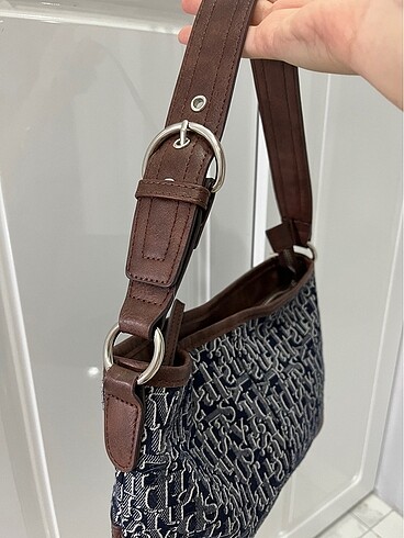 Beden Stradivarius Kot Monogram Çanta