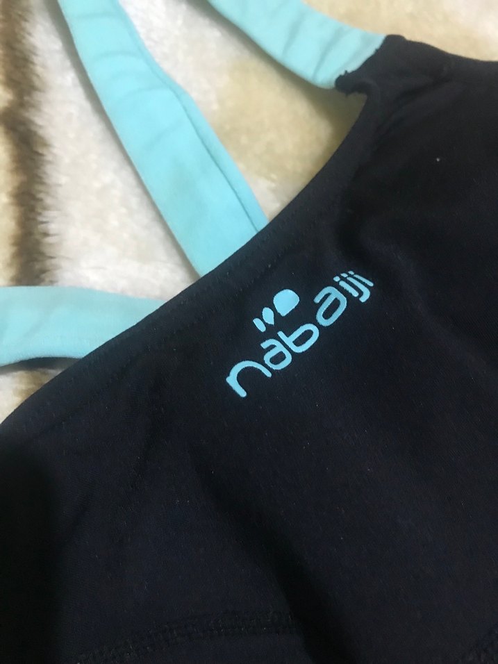 Siyah Spor Kadın Mayo İnce Askılı - Görsel 4