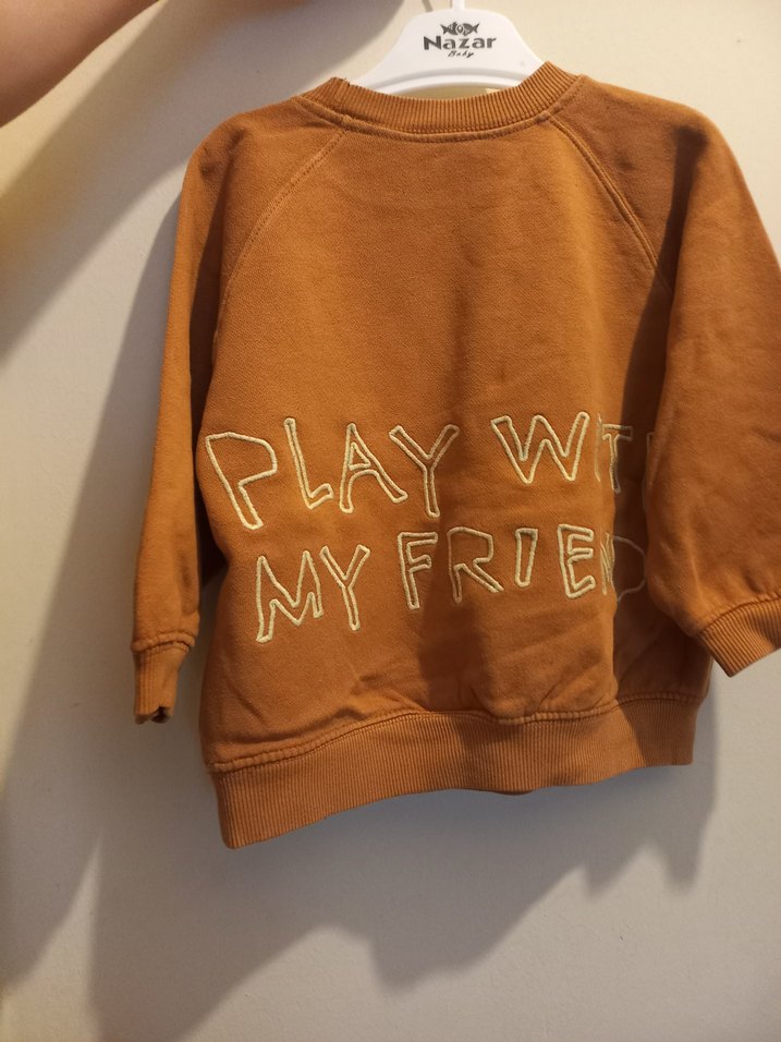 Kahverengi Erkek Çocuk Sweatshirt - Görsel 2