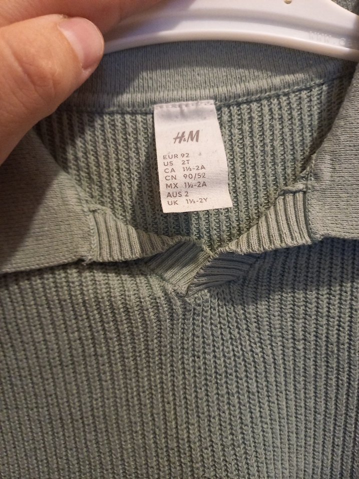 su yesili  Örgü Kazak - Görsel 3