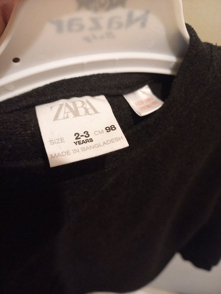 Zara Siyah Basic Sweatshirt - Görsel 3