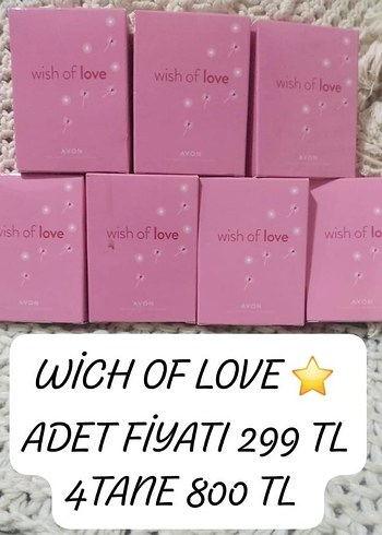Avon Wish of Love Kadın Parfümü 50 ml