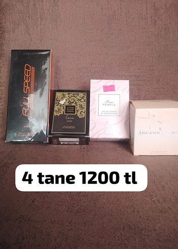Kadın Parfüm Seti 4'lü