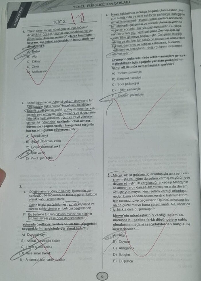 PDR ÖABT SORU BANKASI PEGEM 2019  - Görsel 2