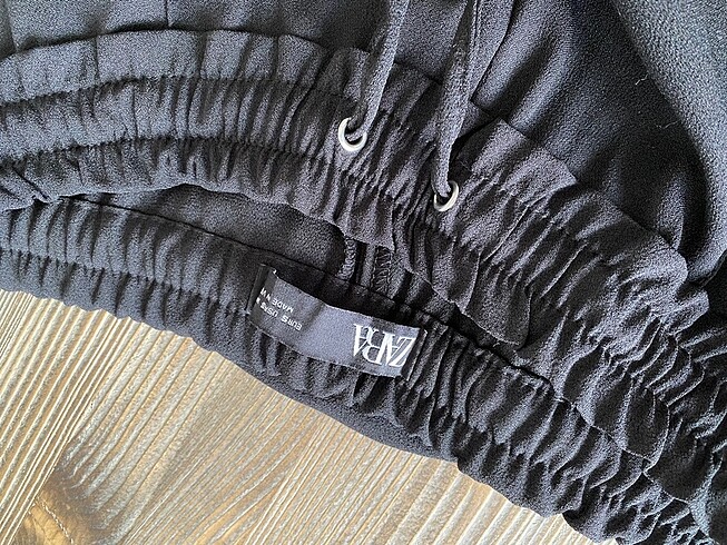 s Beden siyah Renk Zara yazlık kumaş pantolon