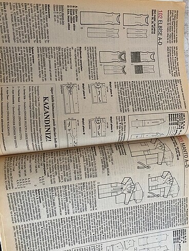  Beden Renk Burda Mart 1992