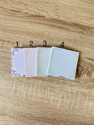  Beden Renk Papatya Memo Pad