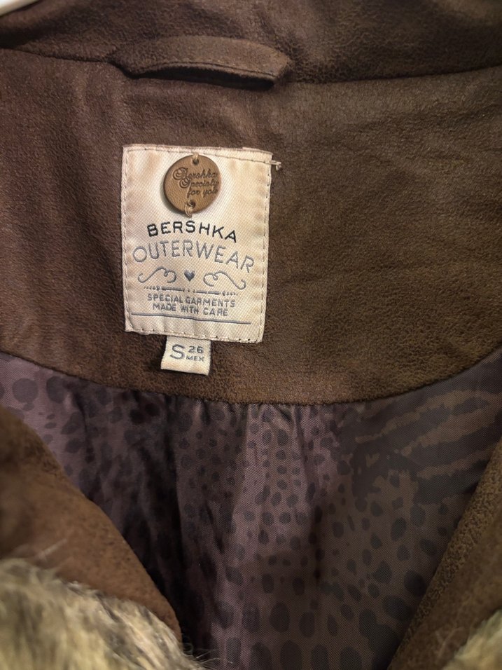 Kahverengi Kürklü Süet Kadın Yelek - Görsel 2