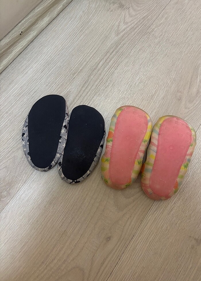 Bebek deniz havuz kaydirmaz ayakkabi 2 adet - Görsel 3