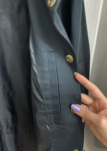 Siyah Düğmeli unisex Ceket - Görsel 5