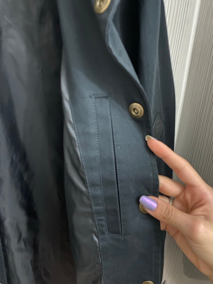 Siyah Düğmeli unisex Ceket - Görsel 5