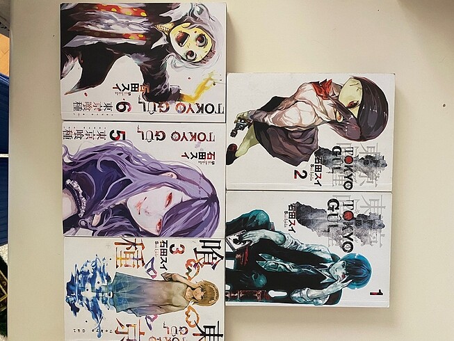 Tokyo Ghoul manga 1-2-3-5-6