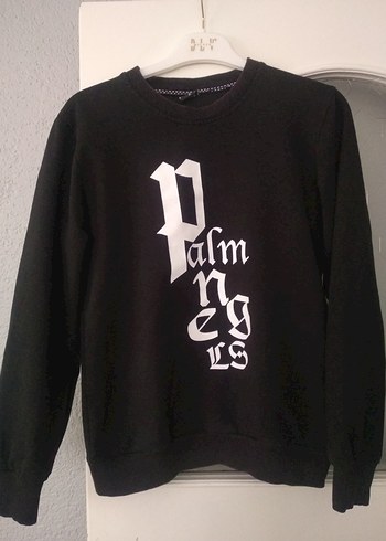 Erkek Çocuk Siyah Baskılı Sweatshirt