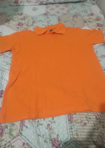 Turuncu Erkek Polo Yaka Tişört