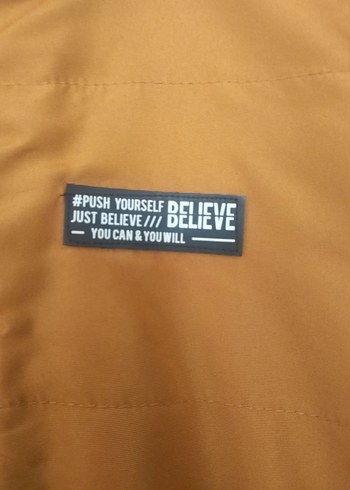 Kapüşonlu, Fermuarlı Erkek Çocuk hardal sarısı Ceket - Görsel 3