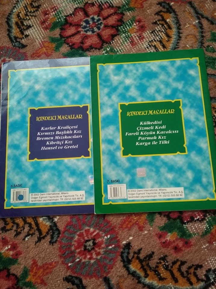En Güzel Dünya Masalları Mavi ve Yeşil Kitaplar - Görsel 2
