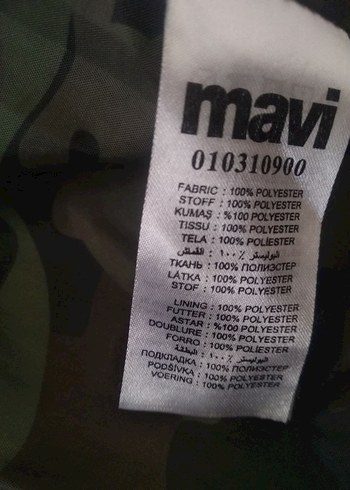 Erkek Siyah Kamuflaj Detaylı Mont - Görsel 5