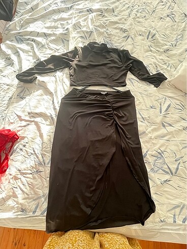 m Beden Örme alt üst takım etek body takım