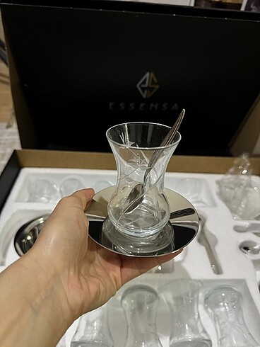 Beden beyaz Renk Esse (essensa) çay seti