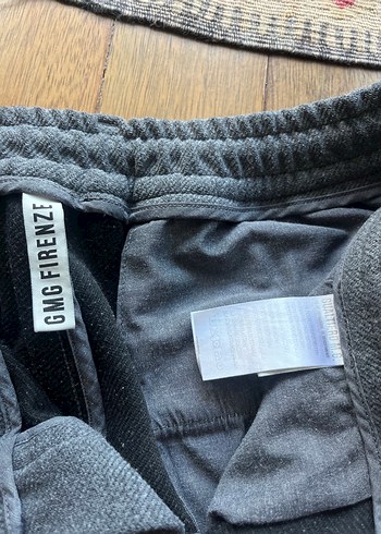 Gri Bol Kesim Kemerli Erkek Pantolon - Görsel 2