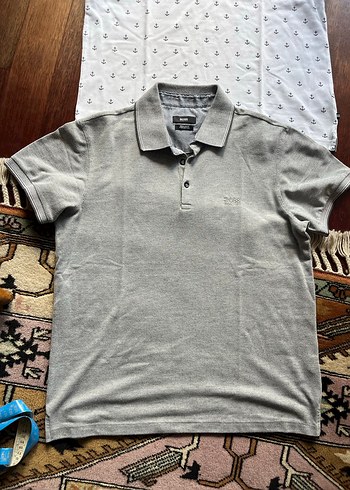 Gri Pamuklu Erkek Polo Tişört - Görsel 2