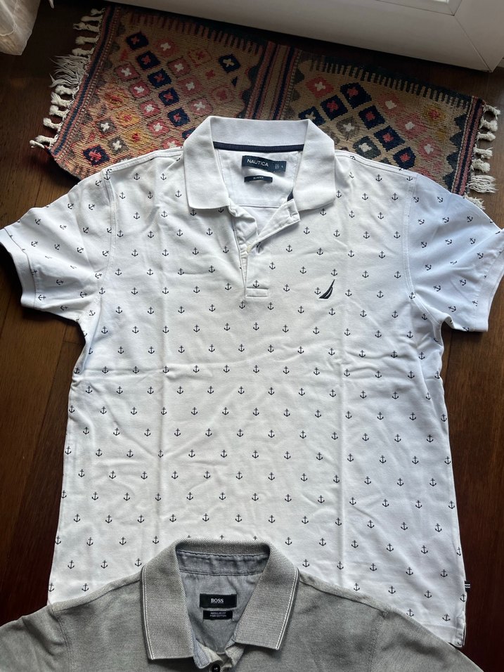 Gri Pamuklu Erkek Polo Tişört - Görsel 3