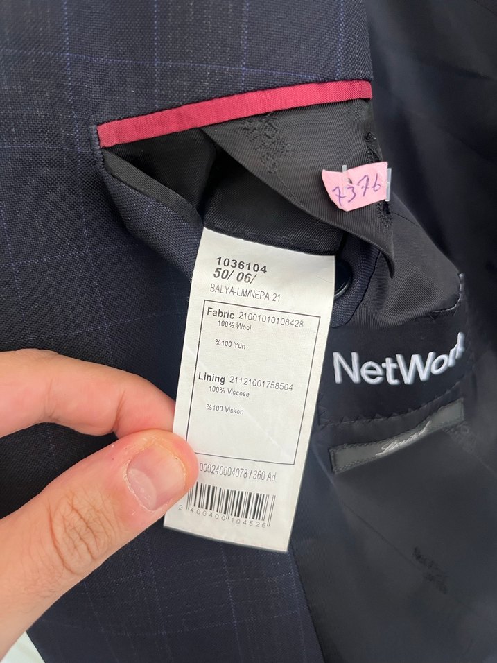 NETWORK TEK CEKET-Gri Erkek - Görsel 4