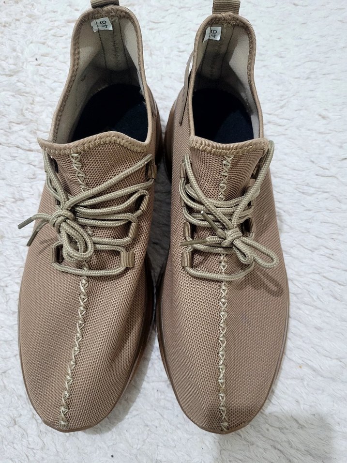 Bej erkek Spor Ayakkabı  air tabanlı - Görsel 2