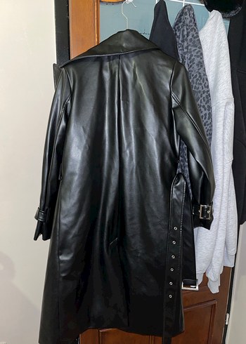 Deri Midi Ceket - Görsel 2