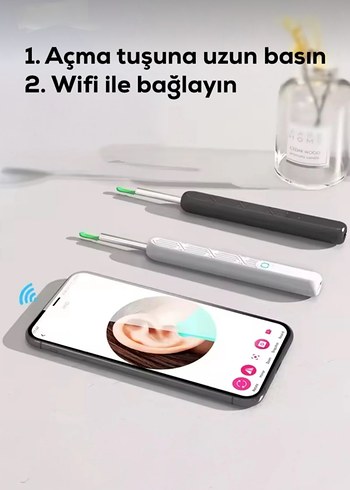 Kablosuz Kulak Temizleme Kamerası - Görsel 2