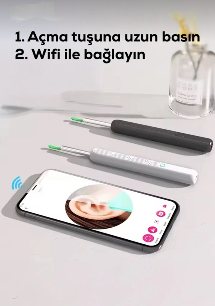 Kablosuz Kulak Temizleme Kamerası - Görsel 2