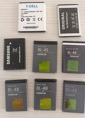 Çeşitli Model ve Marka Telefon Bataryası