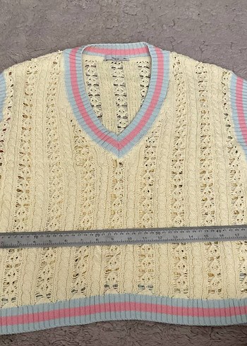 l Beden çeşitli Renk Pastel Renkli Örgü Süveter
