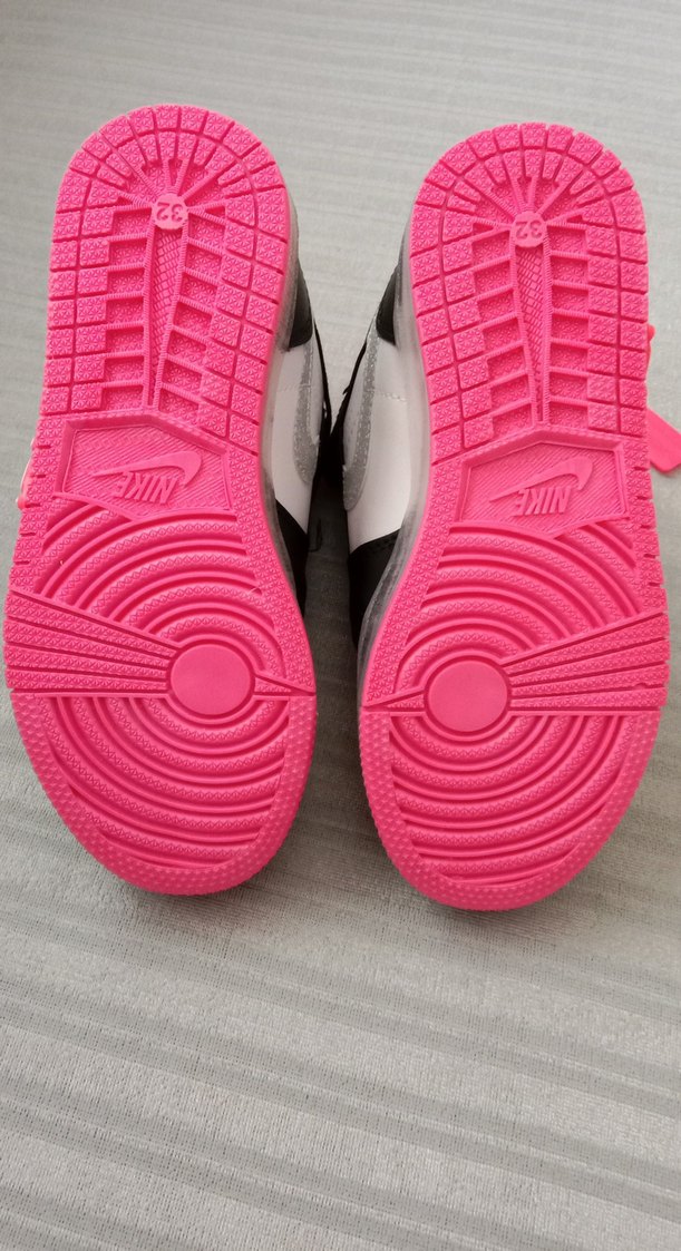 Kız Çocuk Pembe Renkli Bantlı Spor Ayakkabı - Görsel 5