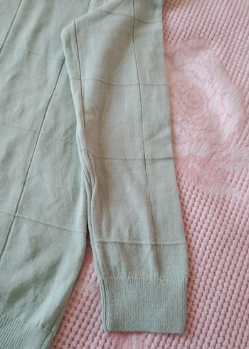 Yeşil Kadın Örgü Uzun Kollu Kazak - Görsel 4