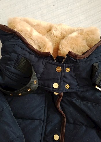 Kahverengi Kemerli Kadın Kışlık Mont - Görsel 4