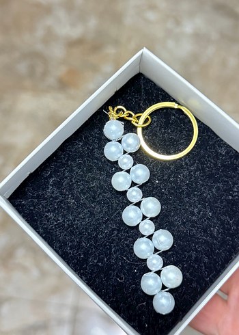 Beyaz İnci Anahtarlık - Görsel 2