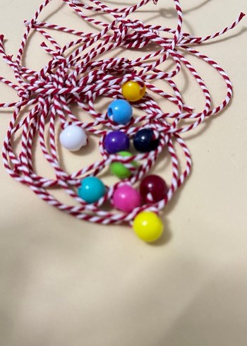 20 adet Boncuk ve Yonca Marteniçka Bileklik - Görsel 2