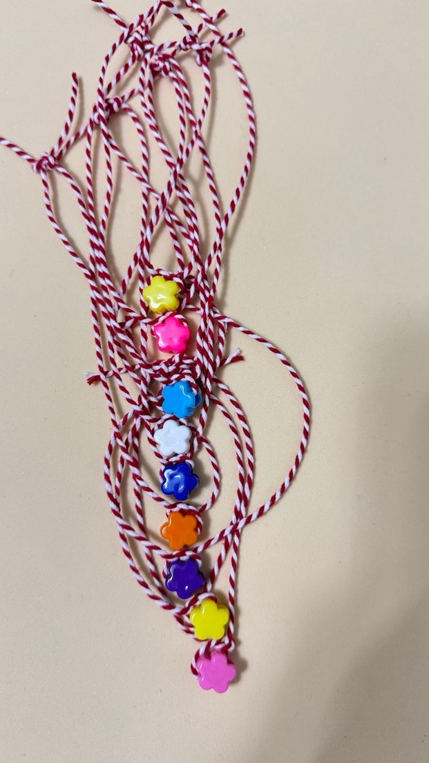 9 adet Yonca Boncuklu Marteniçka Bileklik - Görsel 2