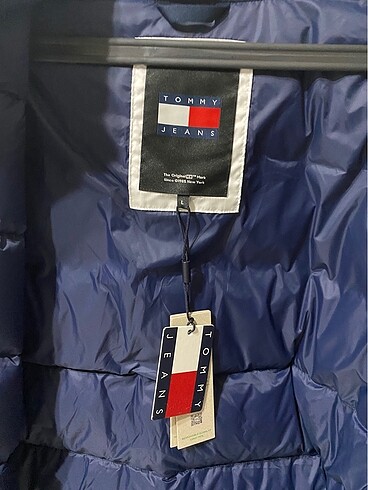 l Beden lacivert Renk Tommy Hilfiger Erkek Mont Sıfır
