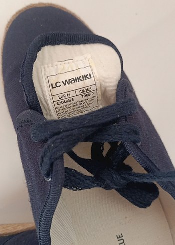 Düğmeli Lacivert Erkek Denim Espadril - Görsel 2