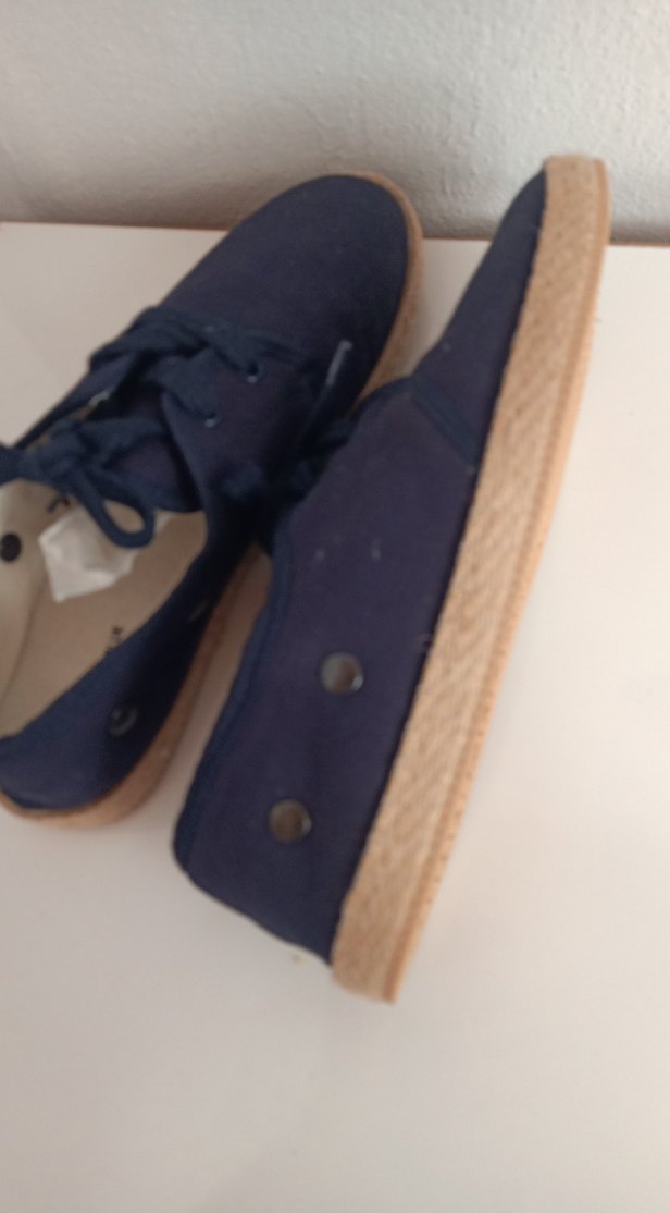 Düğmeli Lacivert Erkek Denim Espadril - Görsel 4
