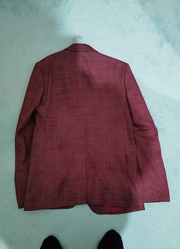l Beden bordo Renk Ceket ve mont